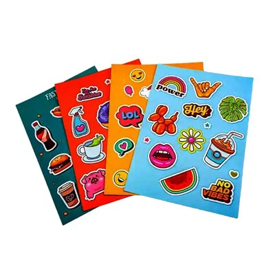 Foglio di adesivi tagliati a bacio personalizzati