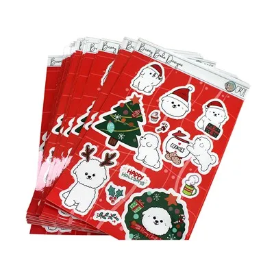 Qual è il processo di stampa digitale per gli adesivi dei cartoni animati?