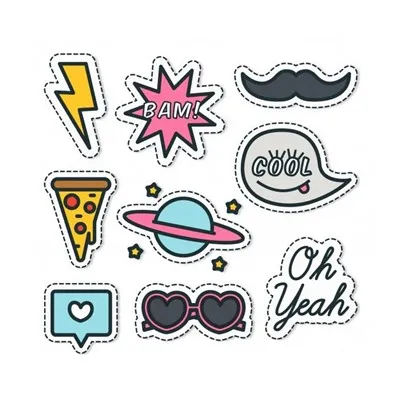 Come posso utilizzare i pacchetti di adesivi festivi?